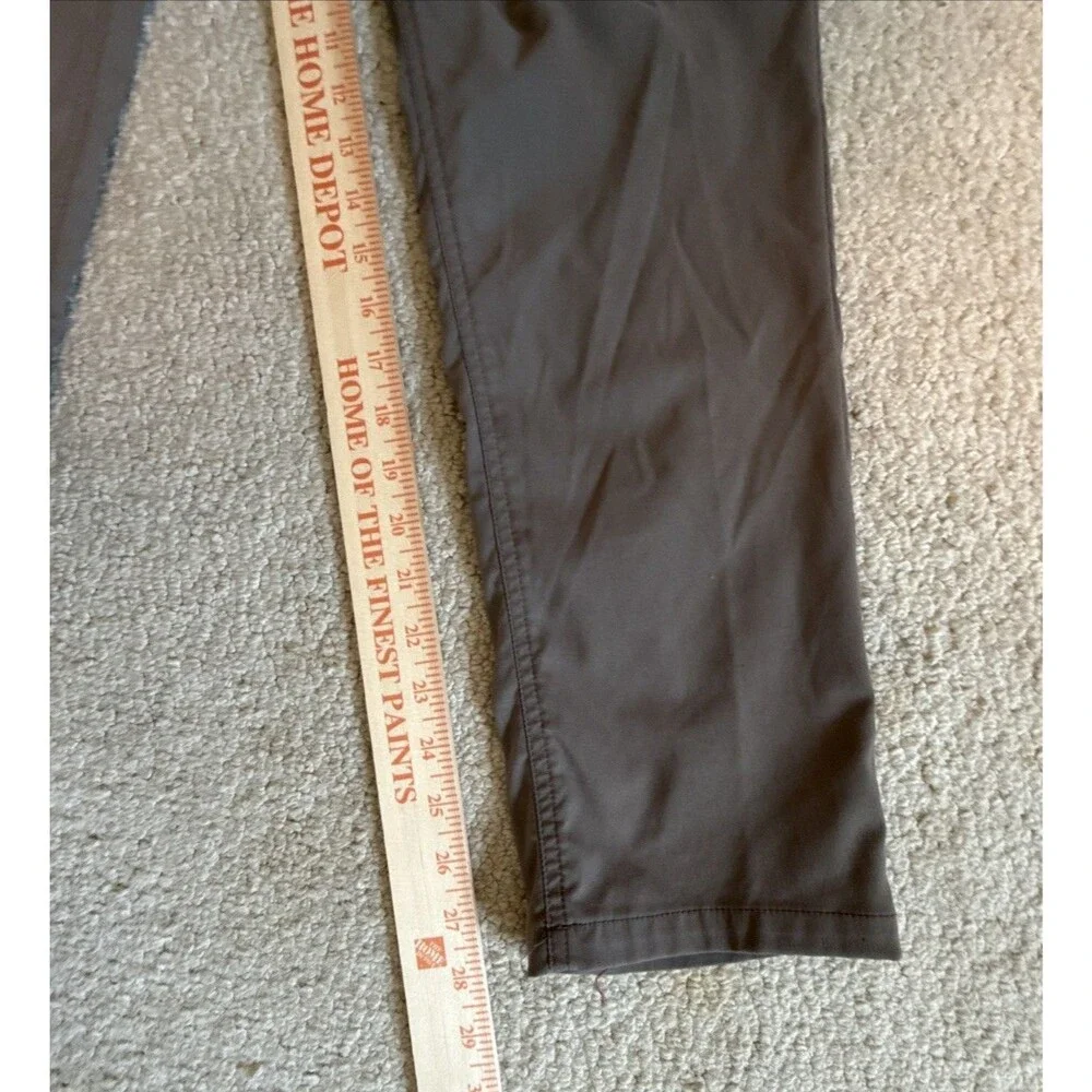 686 Everywhere Brown Slim Fit Taper Stretch Pants Comfy Travel | Mens 30Wx 30L